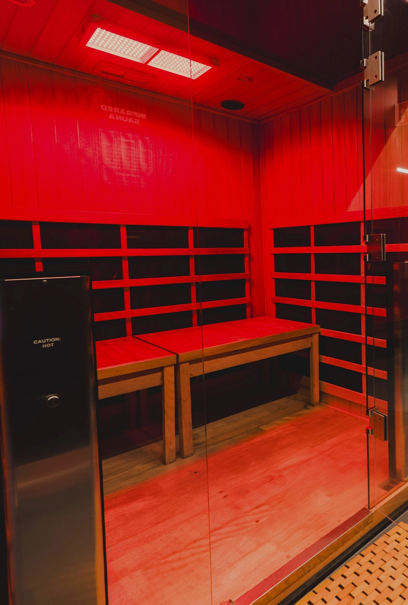 red sauna
